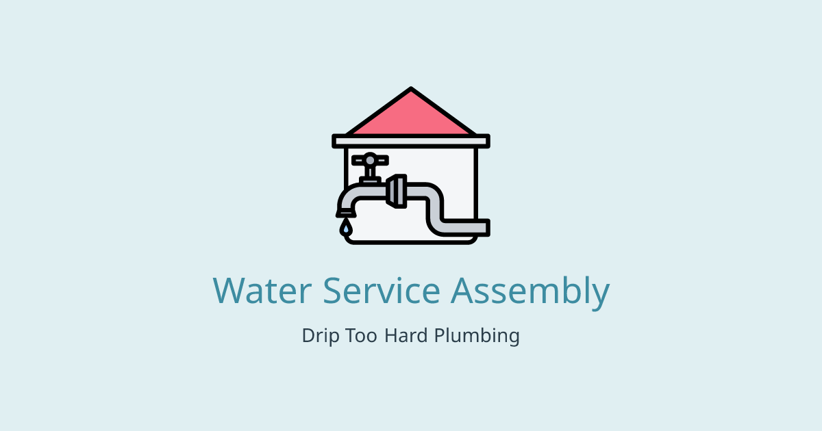 Water Service Assembly Repair and Replacement Services | Drip Too Hard ...